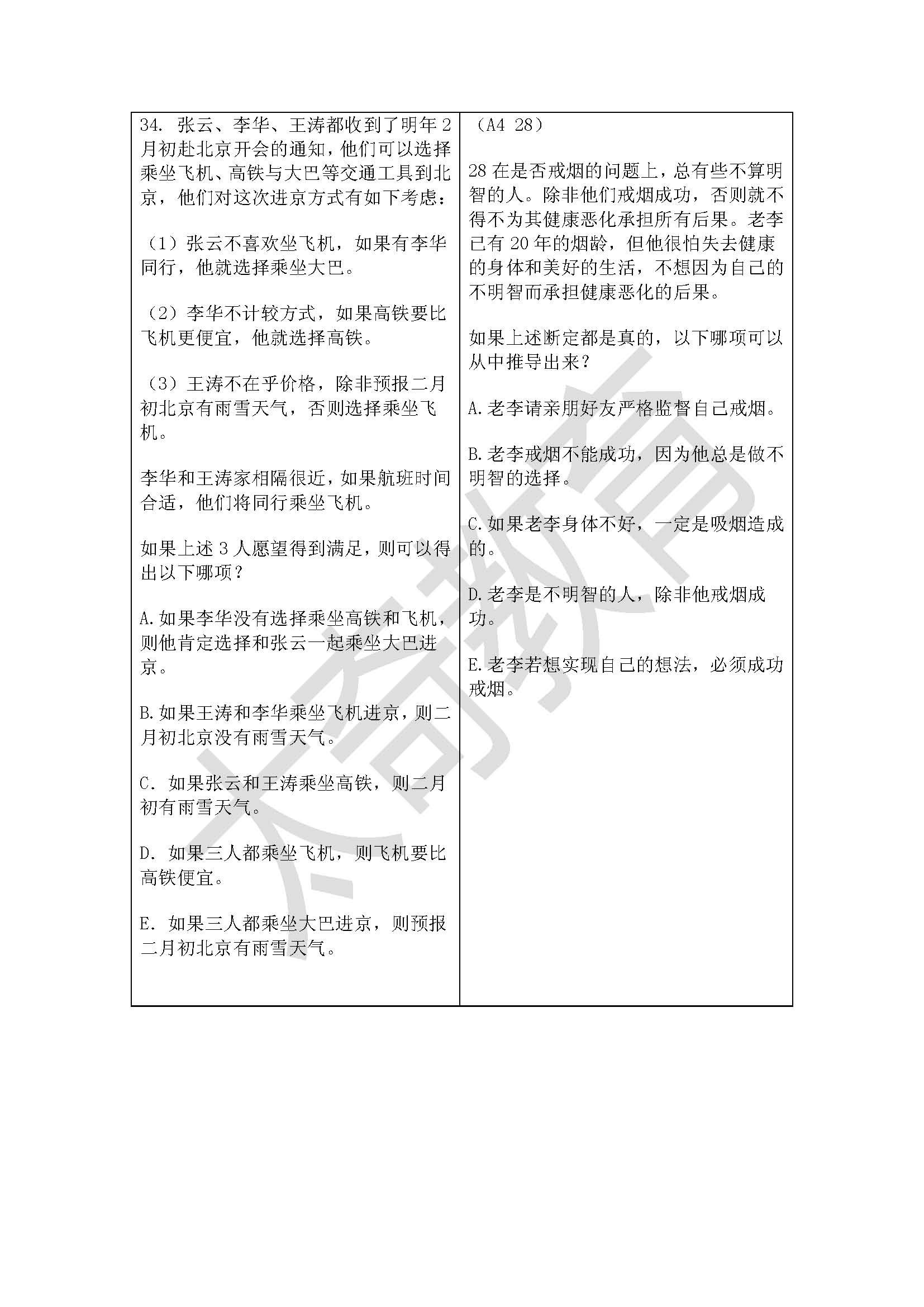 祝賀太奇2015管理類聯(lián)考邏輯直接命中44分